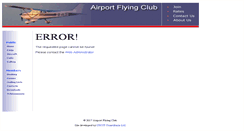 Desktop Screenshot of airportflyingclub.com